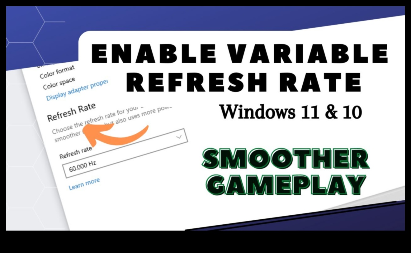 Afișaje dinamice: monitoare cu rată de reîmprospătare variabilă pentru un joc fluid